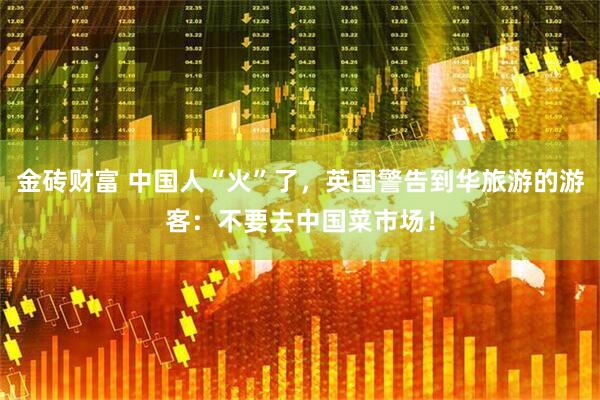 金砖财富 中国人“火”了，英国警告到华旅游的游客：不要去中国菜市场！