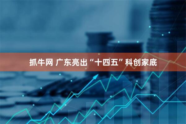 抓牛网 广东亮出“十四五”科创家底